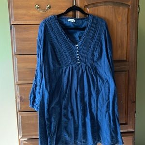Sundance Empire Waist Cotton Dress